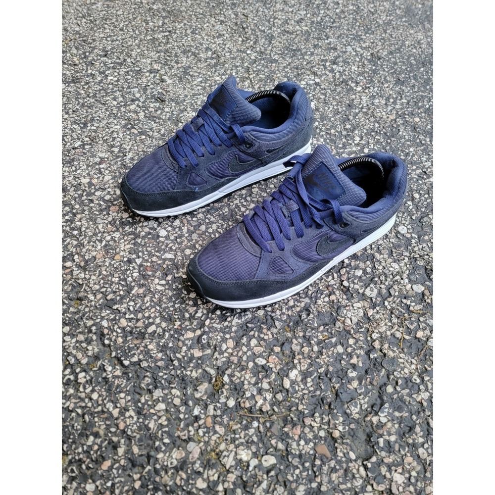 Nike Air Span 2 BQ6052-400 SE SP19 Midnight Navy Suede Men Size 9.5 Shoes